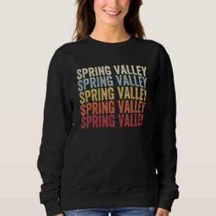 Sudadera Spring Valley Minnesota Spring Valley MN Retro Vin