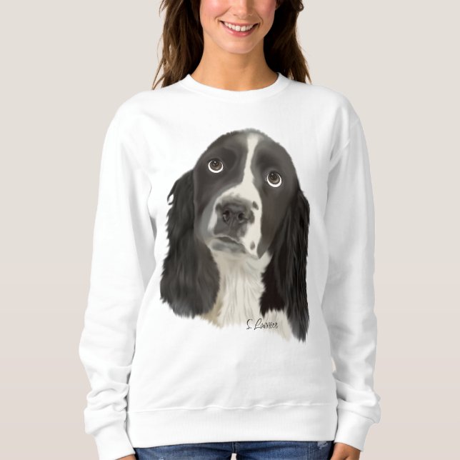 Sudadera Springer Spaniel Puppy inglés (Anverso)