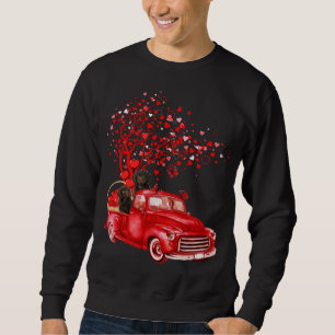 Sudadera Sproodle Riding Red Truck Valentine Butterfly Hear