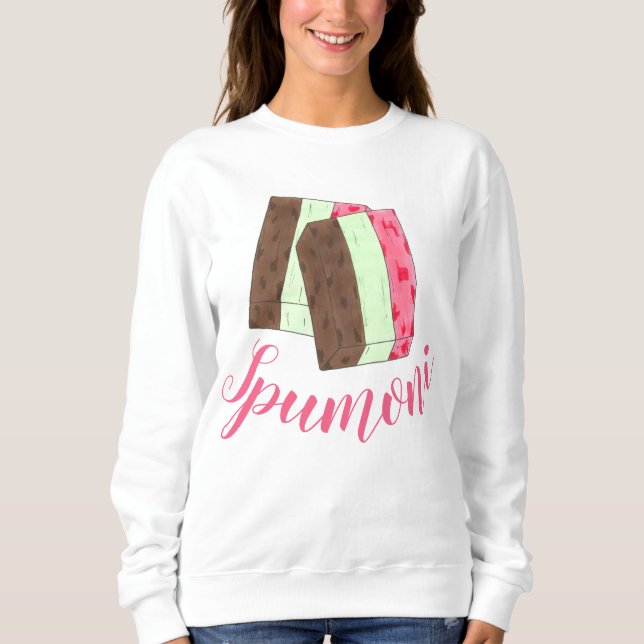 Sudadera Spumoni Italiano Gelato Helado Spumone (Anverso)