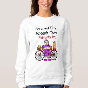Sudadera Spunky Old Broads Day 1 de febrero