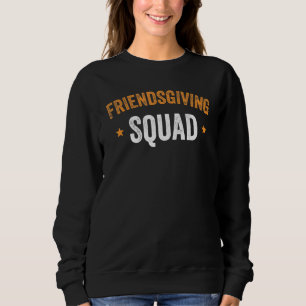 Sudadera Squad de acción de gracias de Friendscome actualme