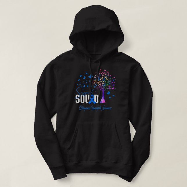 Sudadera Squad De Apoyo Para Osteogénesis Awarenes Imperfec (Diseño del anverso)