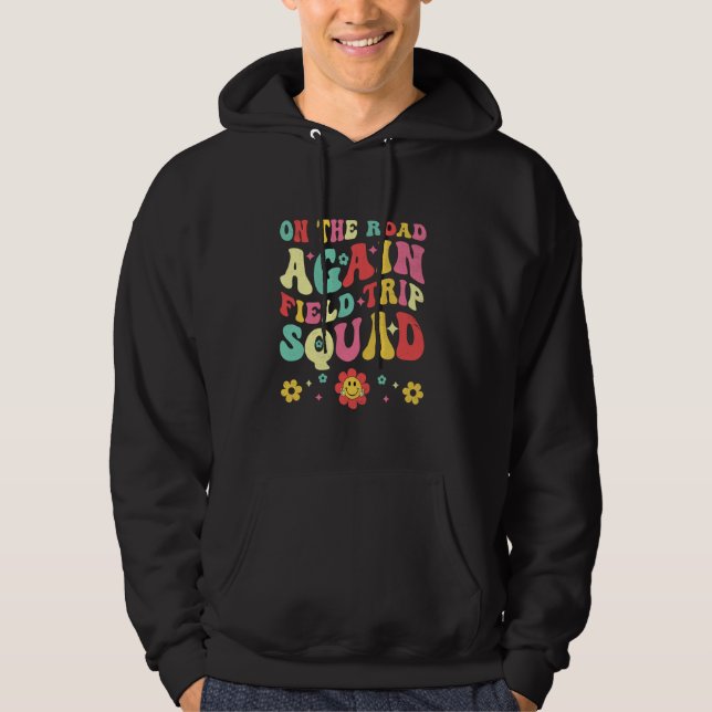 Sudadera Squad de campo Funny Día de Maestra Estudiante S (Anverso)