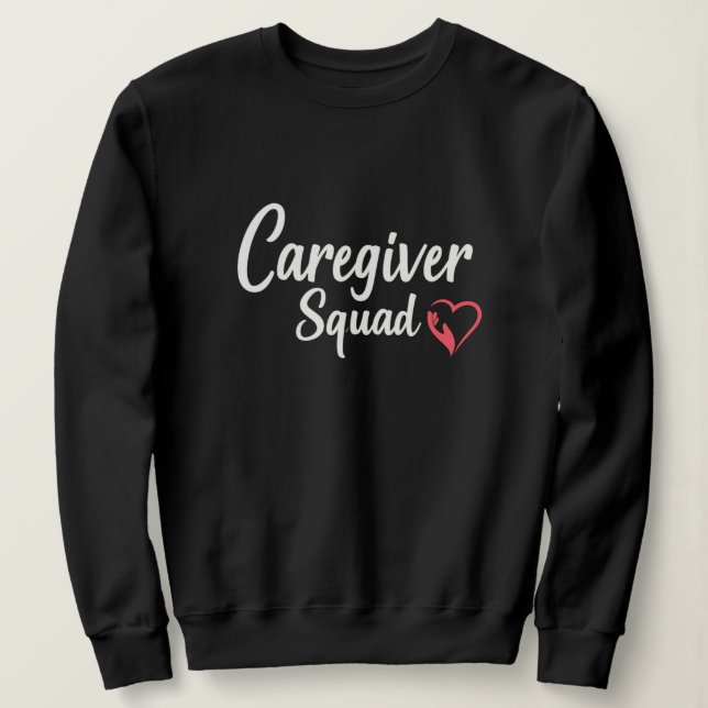 Sudadera Squad de Cuidadores – Compasión en Acción (Anverso del diseño)