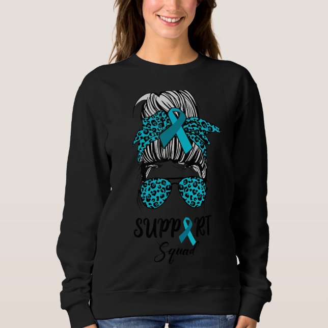 Sudadera Squad Messy Bun Warrior World Scleroderma (Anverso)