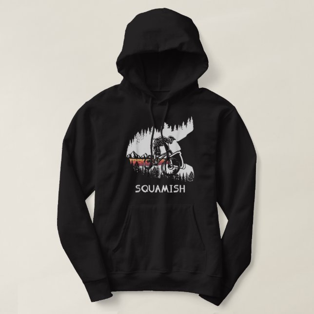 Sudadera Squamish MTB Downhill Trayker Biker British Columb (Diseño del anverso)