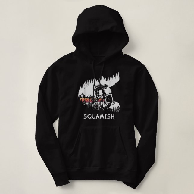 Sudadera Squamish MTB Downhill Trayker Biker British Columb (Diseño del anverso)