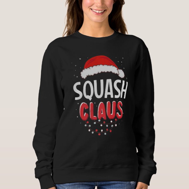 Sudadera Squash Santa Claus Christmas Matching Costume (Anverso)