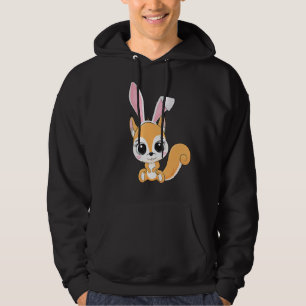 Sudadera Squirrel Bunny Ears Easter Day Cute Animal Boys Gi