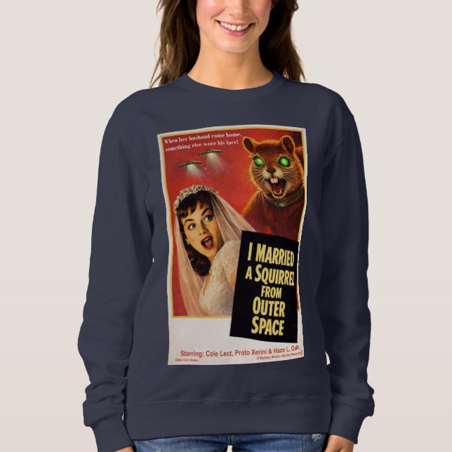 Sudadera Squirrel from Outer Space (Anverso)