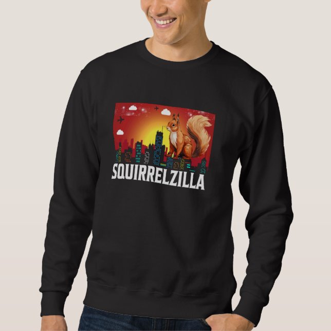 Sudadera Squirrelzilla Animal Lover Squirrel Funny Squirrel (Anverso)
