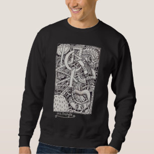 Sudadera Sr Emptyful, dibujo a tinta