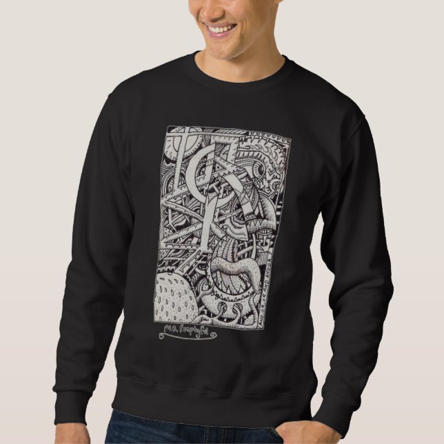 Sudadera Sr Emptyful, dibujo a tinta (Anverso)