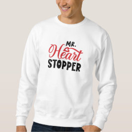 Sudadera Sr. Heart Stopper Día de San Valentín Men