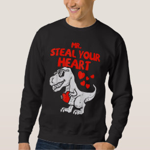 Sudadera Sr. Roba Tu Corazón Dino T Rex Divertido Niño Vale