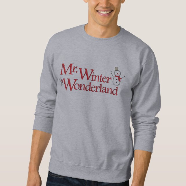 Sudadera Sr. Winter Wonderland Funny Shirt (Anverso)