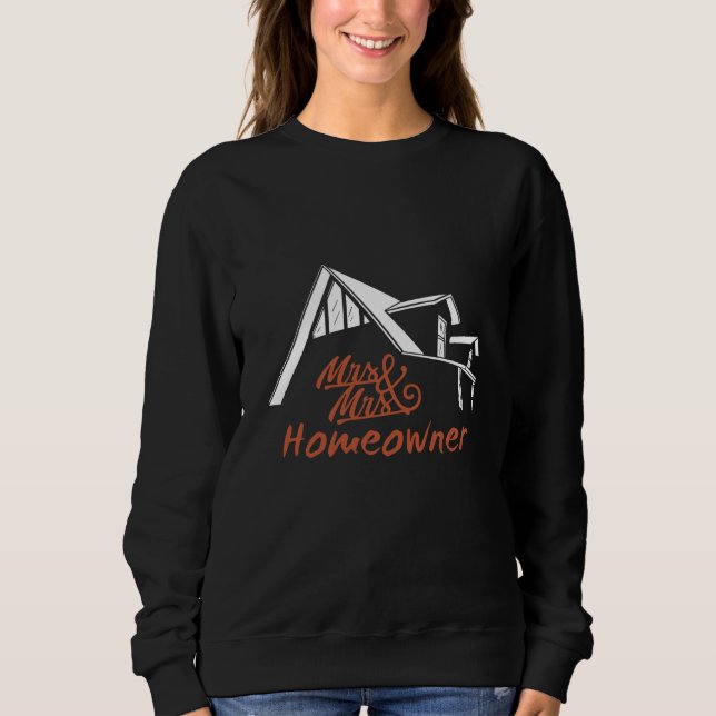 Sudadera Sr. y Sra. Homeowner, fiesta que calienta el hogar (Anverso)