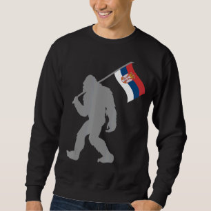 Sudadera Srbija O Bandera Serbia En Bandera Serbia