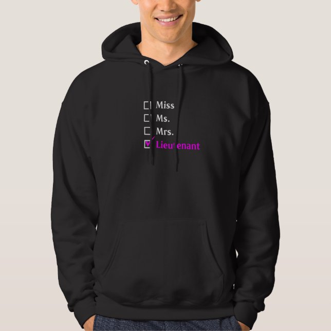 Sudadera Srta. Mrs. Teniente (Anverso)