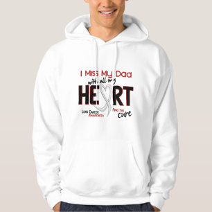 Sudadera Srta. My Dad del cáncer de pulmón I