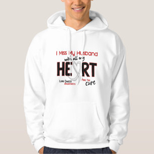 Sudadera Srta. My Husband del cáncer de pulmón I
