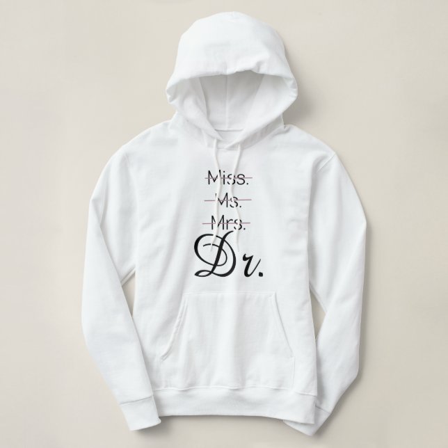 Sudadera Srta. sr. Dr. shirt (Diseño del anverso)