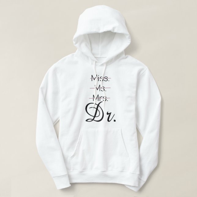 Sudadera Srta. sr. Dr. shirt (Diseño del anverso)