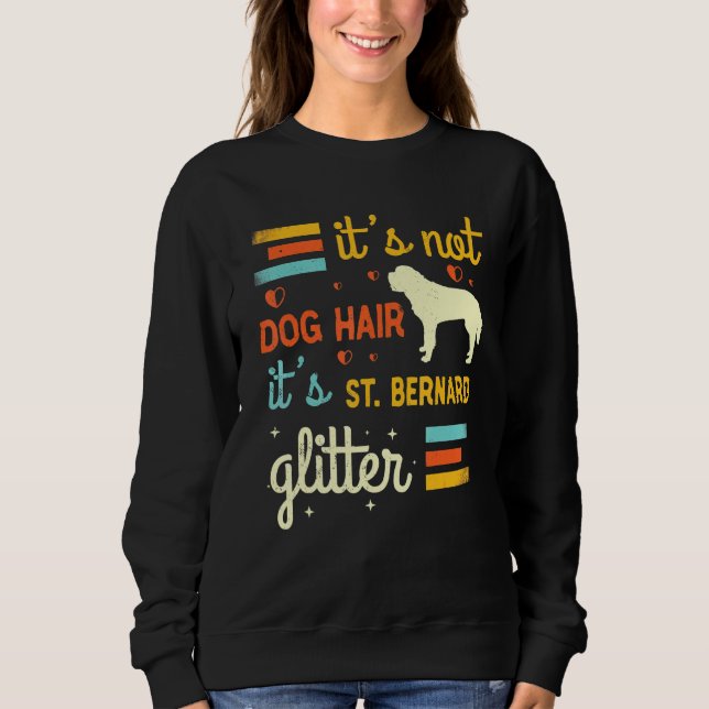 Sudadera St Bernard Dog Hair Shedding Saint Bernard Mascota (Anverso)