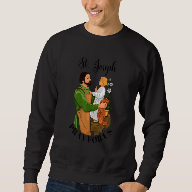 Sudadera St Joseph and Child Jesus Consecration Catholic Sa (Anverso)