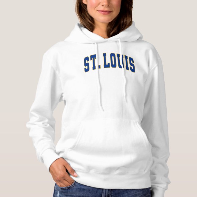 Sudadera St. Louis Vintage Varsity College Style (Anverso)
