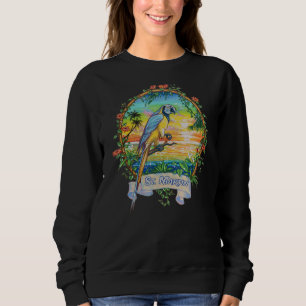 Sudadera St Martin West Indies Vintage Tropical Parrot Va