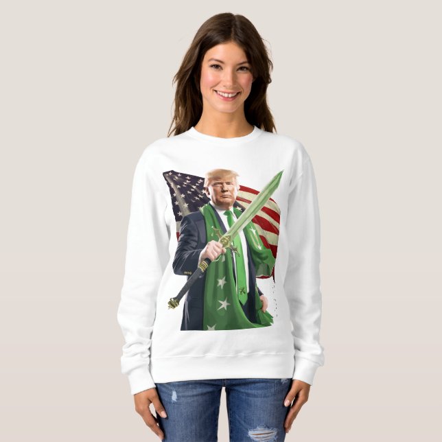 Sudadera St. Paddy de Trump (Anverso completo)