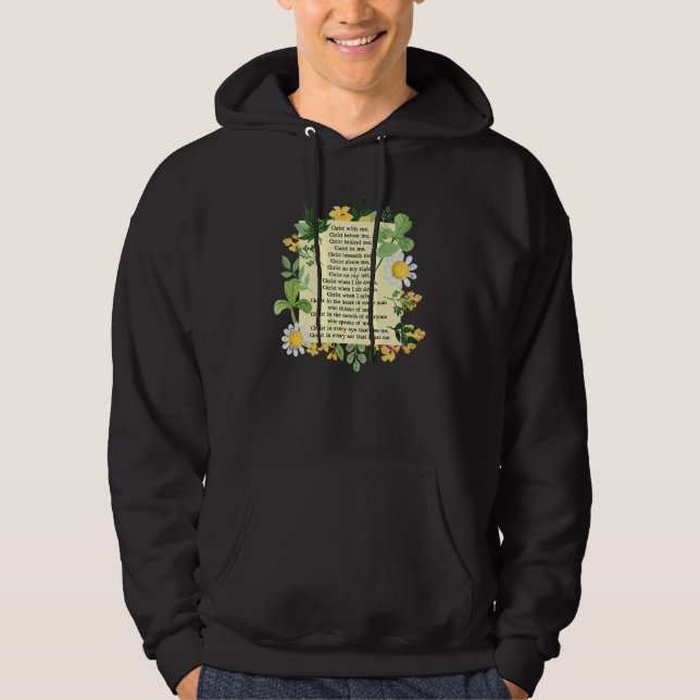 Sudadera St Patrick Breastplate Prayer Patrick's Day Cathol (Anverso)