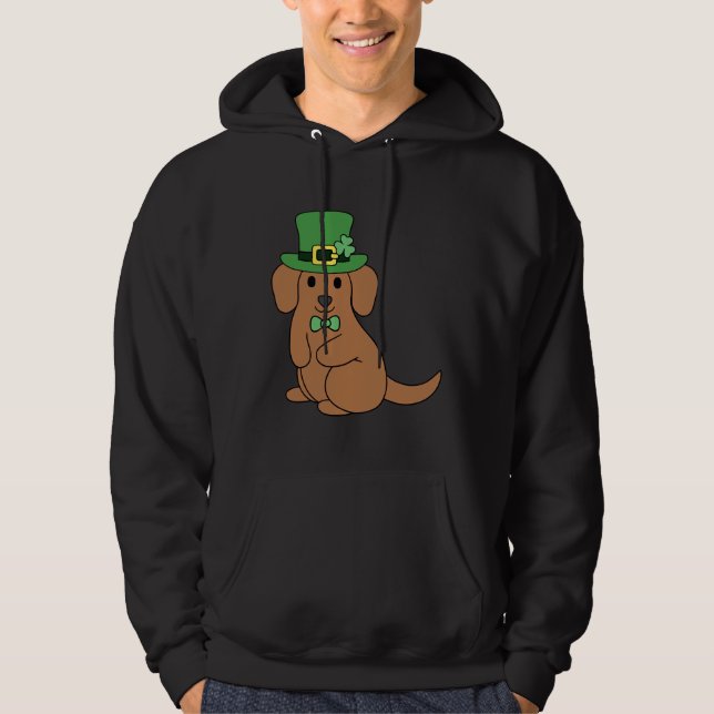 Sudadera St Patrick Dachshund (Anverso)
