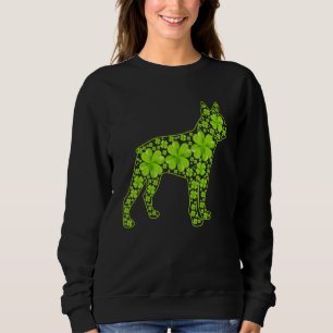 Sudadera St Patrick Retro Leprechaun Boston Terrier Dog Sha