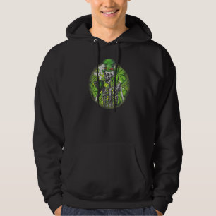 Sudadera St Patricks Day Coffee Skeleton Shamrock