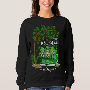 Sudadera St Patricks Day Cruck Gnome Heart Shamrock Clover