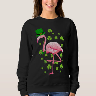 Sudadera St Patricks Day Flamingo Leprechaun Shamrock Men W