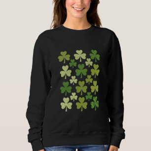Sudadera St Patrick's Day Heart Lucky Clover Shamrock