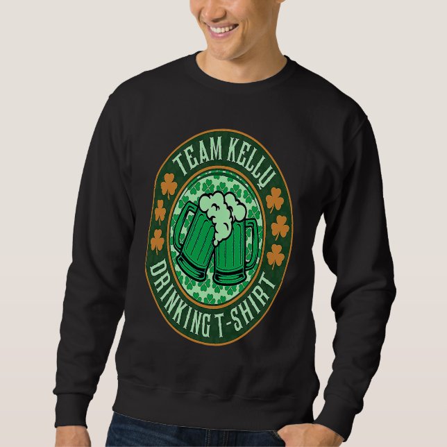 Sudadera St Patrick's Day Irish Team Ou2019Brien Drinking B (Anverso)