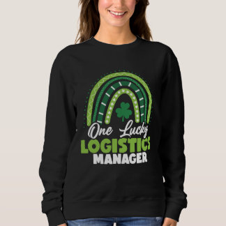 Sudadera St Patricks Day One Lucky Logistics Manager