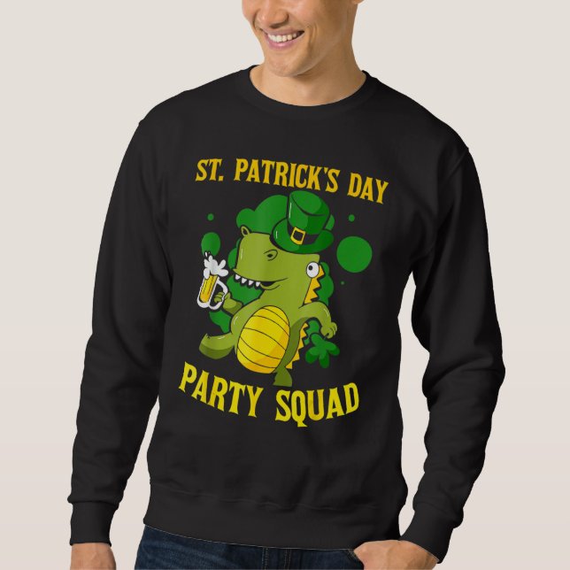 Sudadera St Patrick's Day Party Squad Ireland Green St Patr (Anverso)