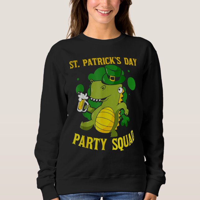 Sudadera St Patrick's Day Party Squad Ireland Green St Patr (Anverso)