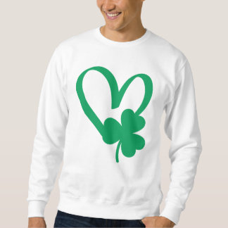 Sudadera St Patrick's Day Shamrock Heart T-Shirt