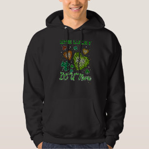 Sudadera St Patricks One Lucky Icu Enfermera De Búfalo Leop