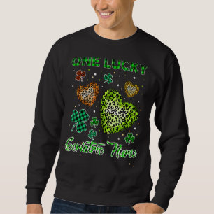 Sudadera St Patricks Un Lucky Geriatrate Enfermero De Búfal