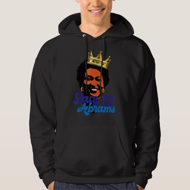 Sudadera Stacy Abrams Para La Gobernadora De Georgia Black  (Anverso)