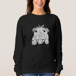 Sudadera Staffordshire Bull Terrier Cute Perro Mamá Mamá Pe