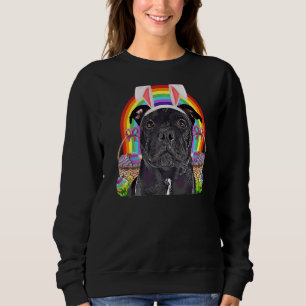 Sudadera Staffordshire Bull Terrier Dog Easter Bunny Egg Hu